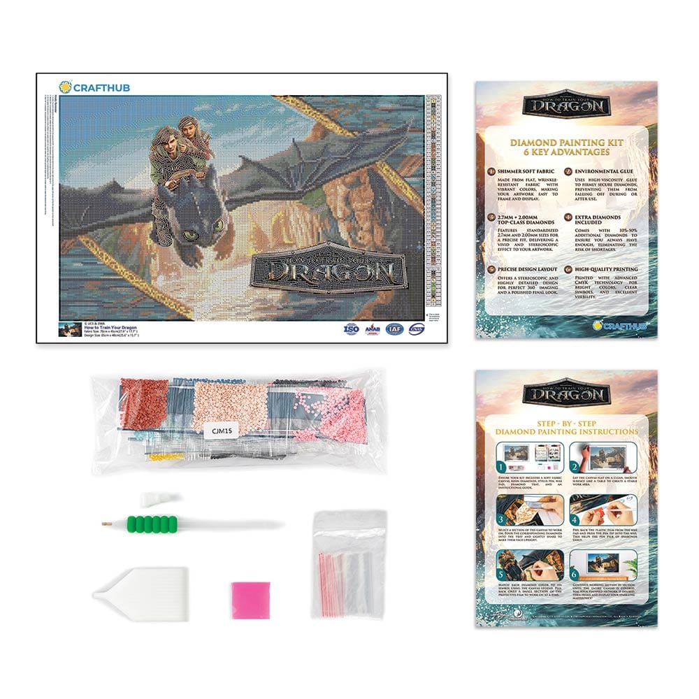 How to Train Your Dragon - Diamond Painting Kit