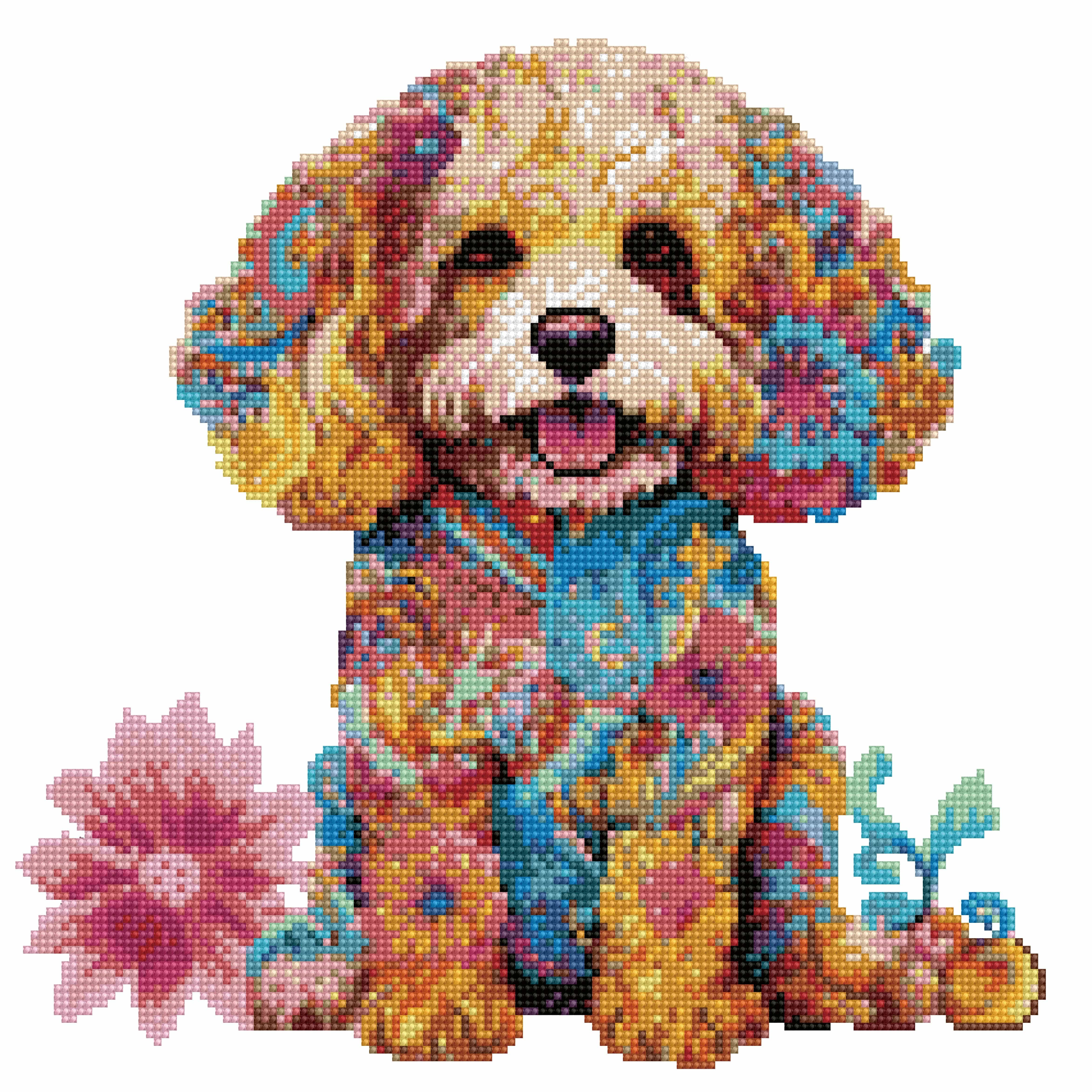 Cavapoo Dog - Diamond Painting Kit