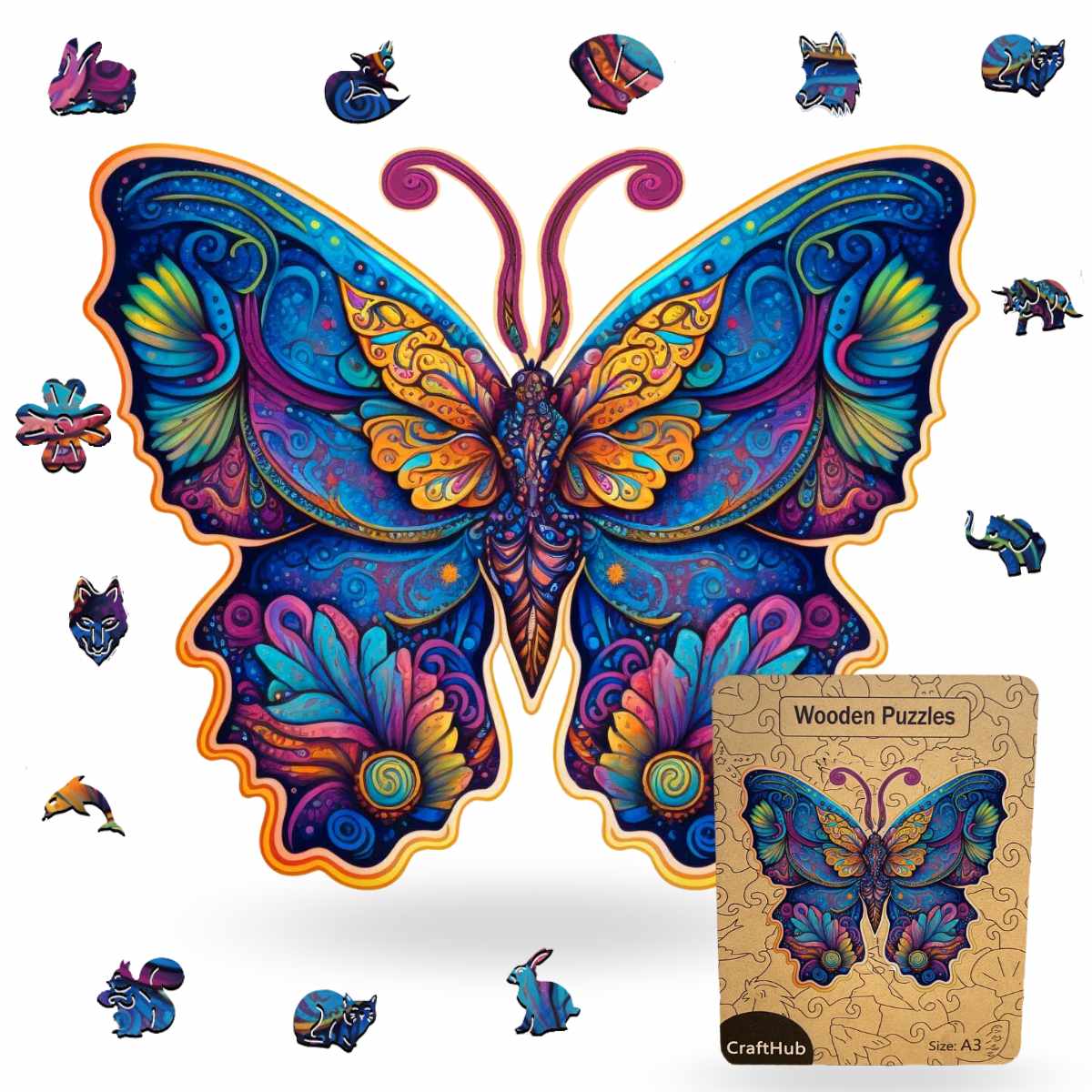 Galaxy Butterfly - Jigsaw Puzzle