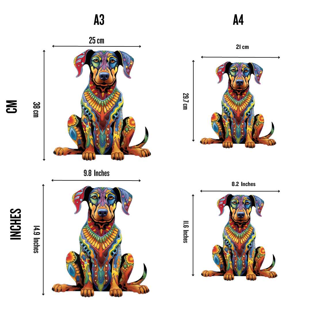Doberman Pinscher Dog - Jigsaw Puzzle