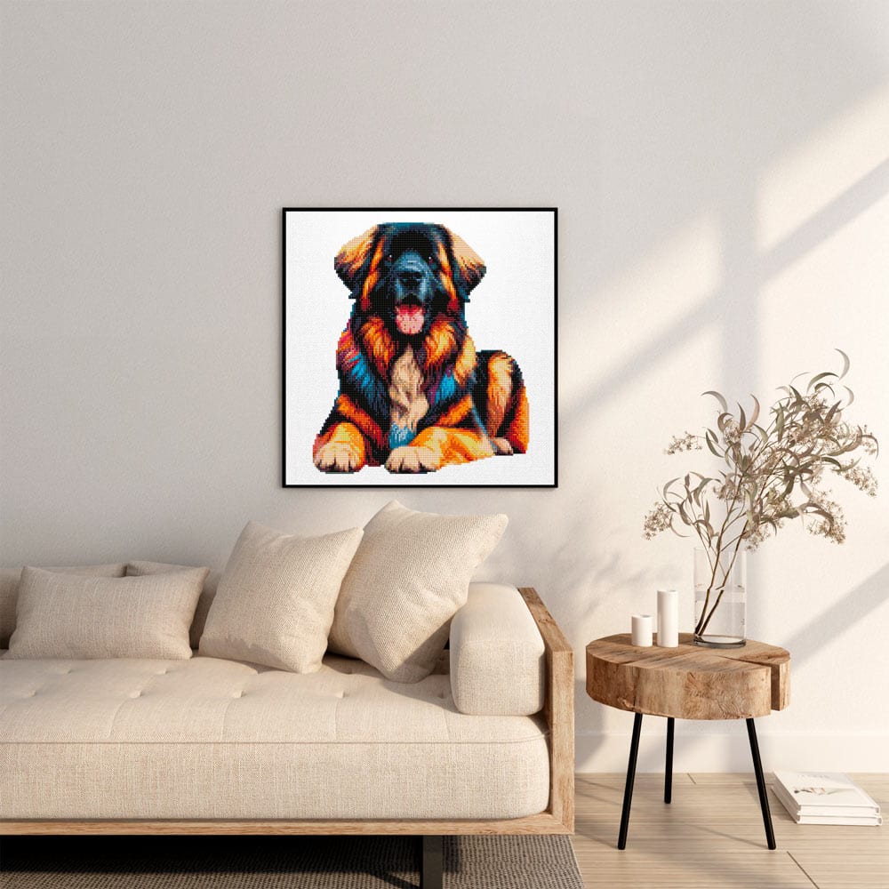 Leonberger Dog - Diamond Painting Kit