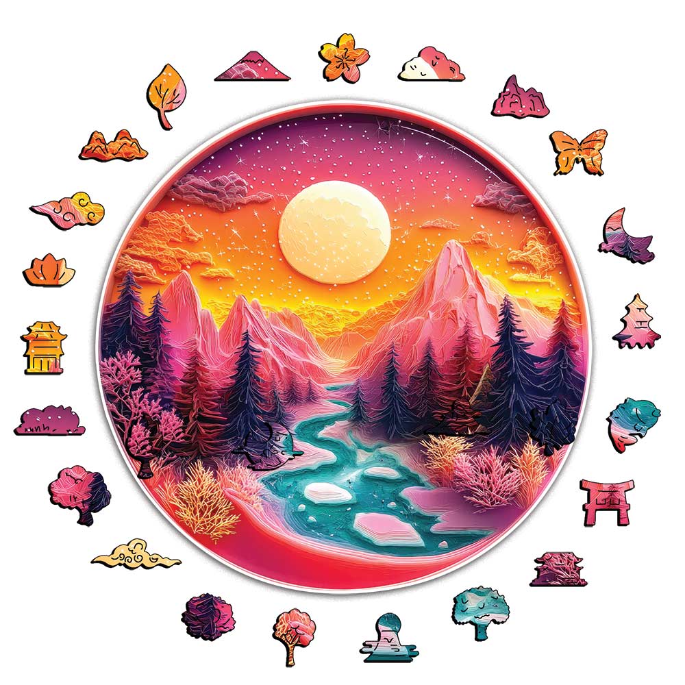 Golden Sunrise - Jigsaw Puzzle