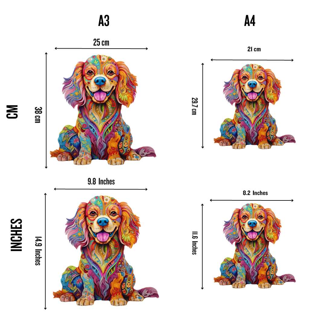 Cavalier King Charles Spaniel Dog - Jigsaw Puzzle