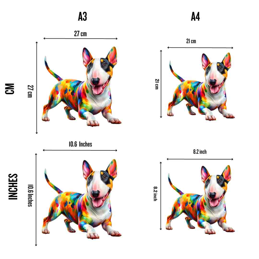 English Bull Terrier Dog - Jigsaw Puzzle