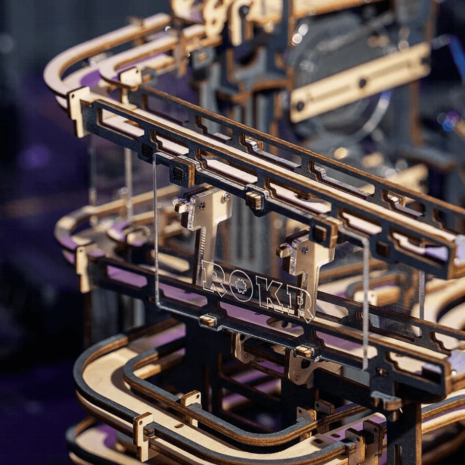 Marble Night City - Marble Run 3D Puzzle