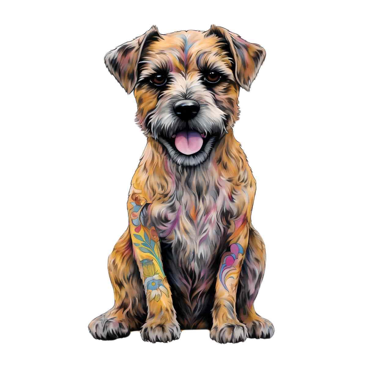 Border Terrier Dog - Jigsaw Puzzle