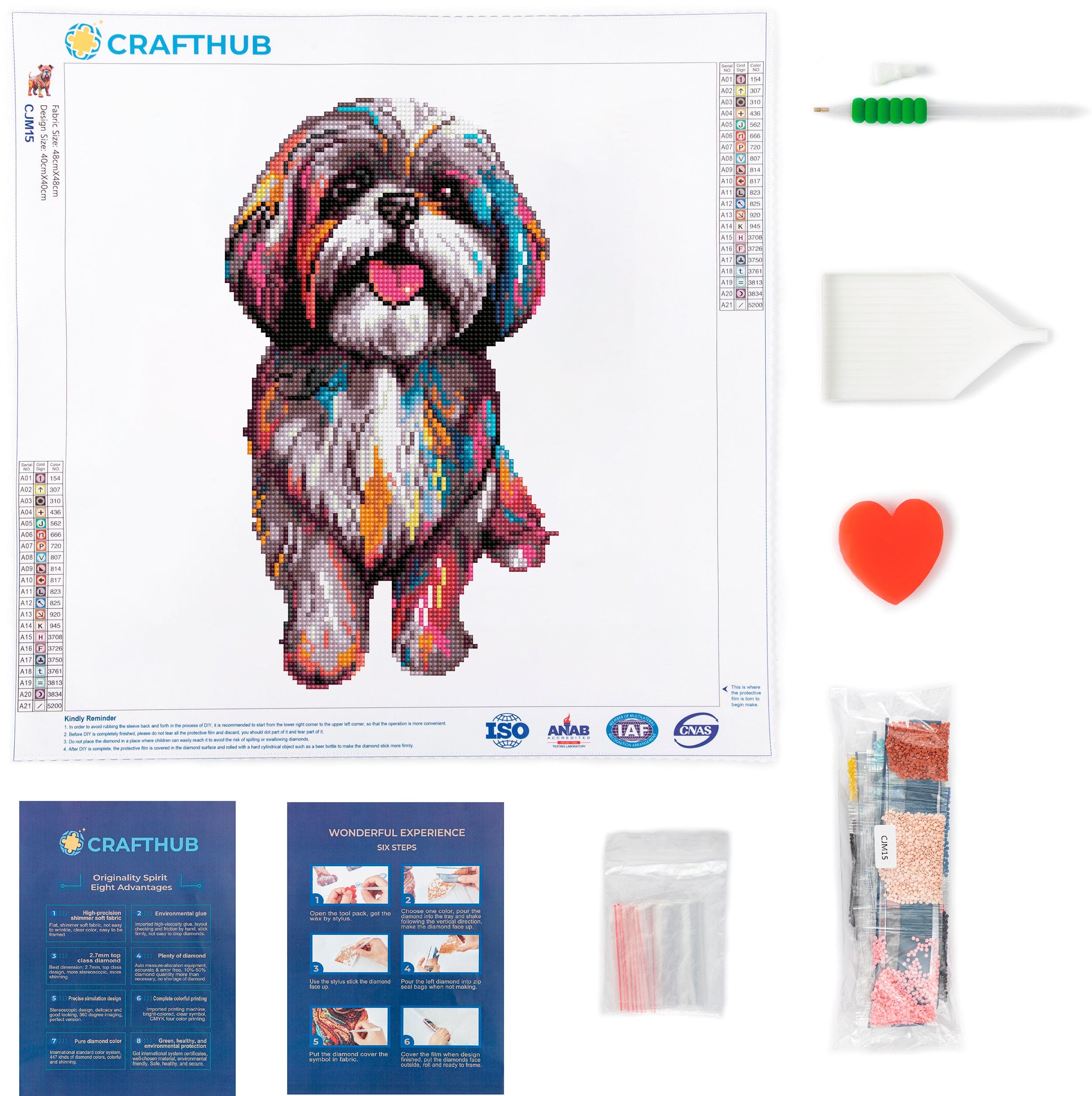 Shih Tzu Dog - Diamond Painting Kit