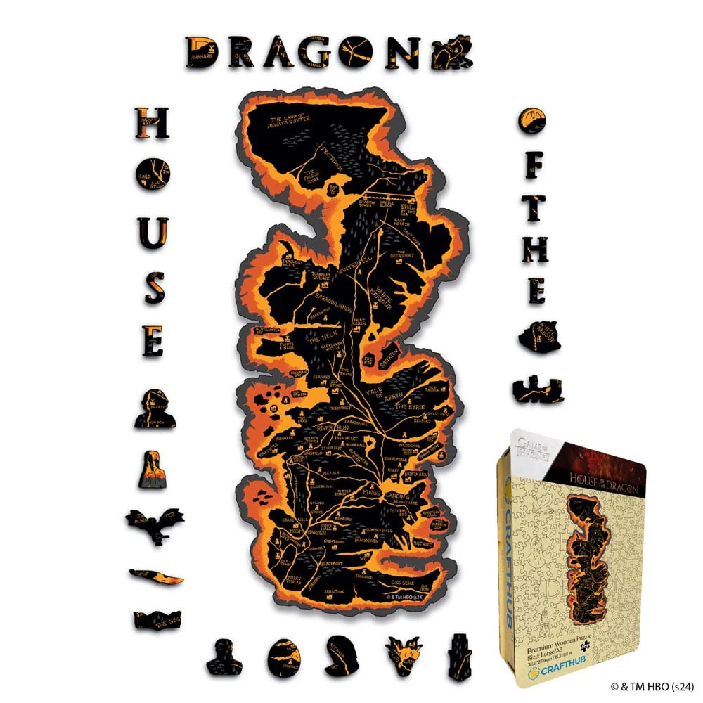 Map of Westeros - Jigsaw Puzzle