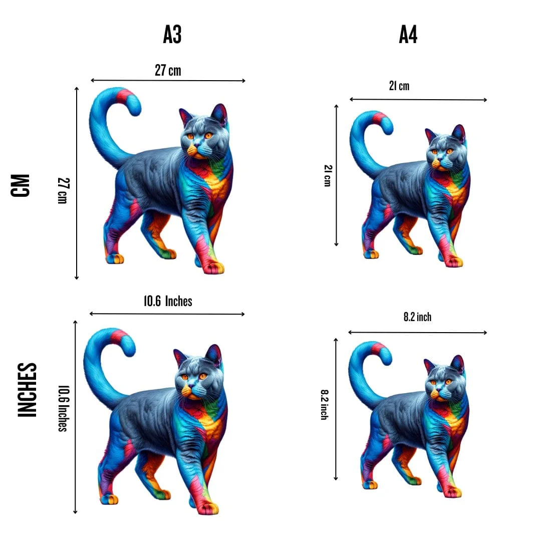 Chartreux Cat - Jigsaw Puzzle