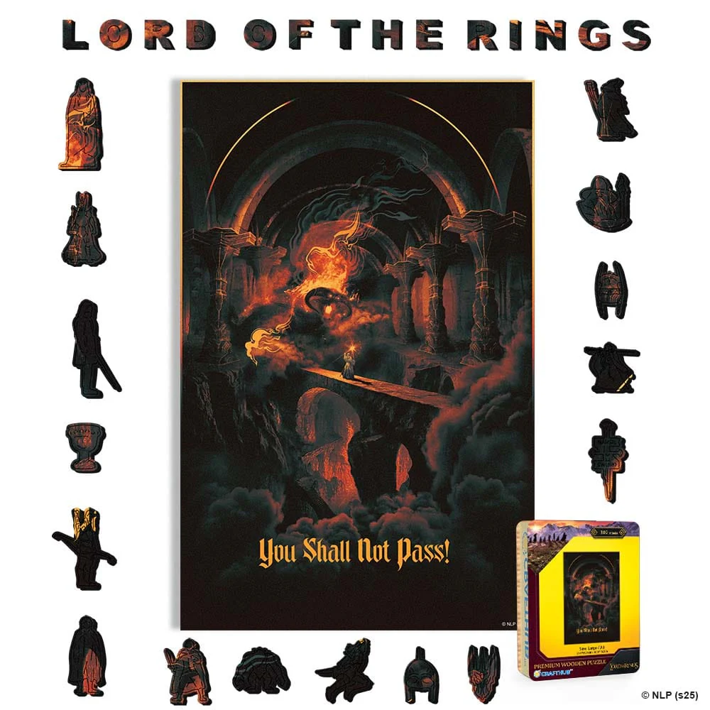 Battle at Khazad-dûm - Wooden Jigsaw Puzzle
