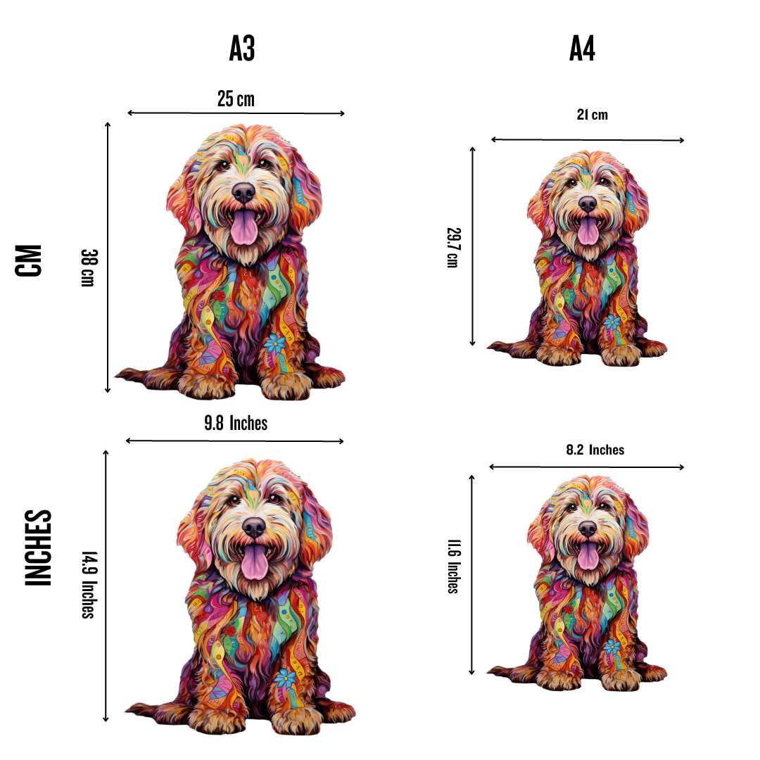Labradoodle Dog - Jigsaw Puzzle