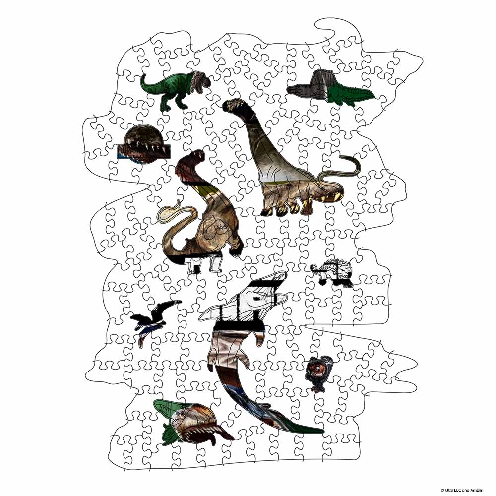 Jurassic Beasts - Wooden Jigsaw Puzzle