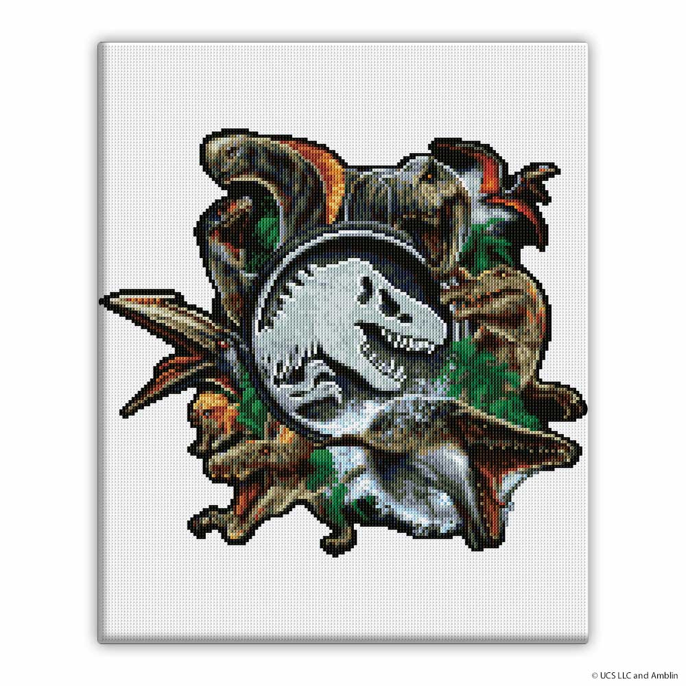 Jurassic Icons - Diamond Painting Kit