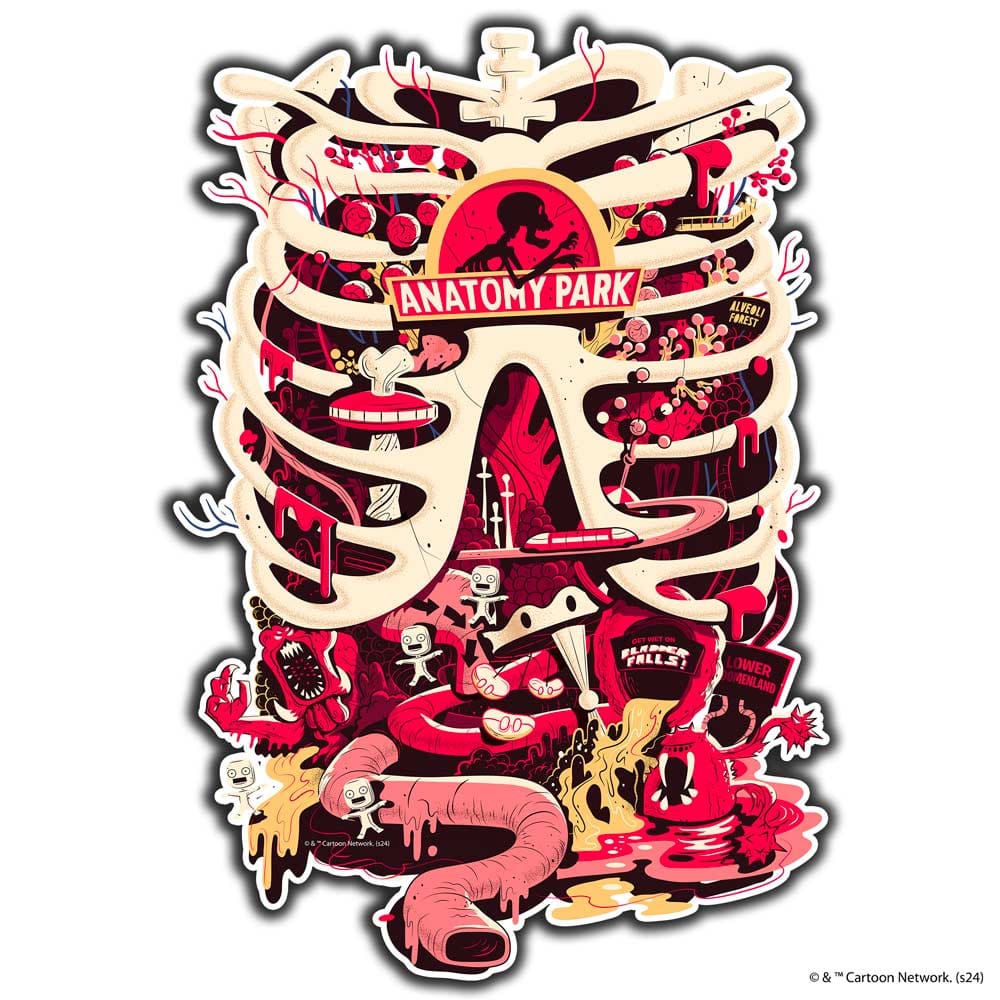Rick and Morty Anatomy Park - Wooden Jigsaw Puzzle