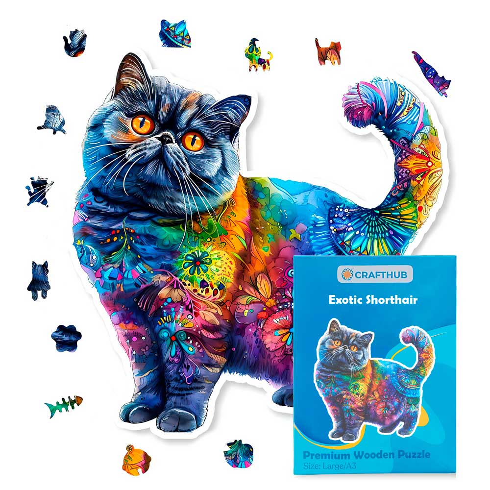 Exotic Shorthair Cat - Jigsaw Puzzle