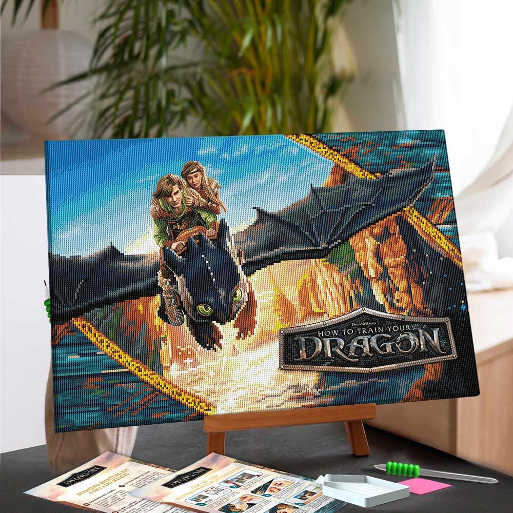How to Train Your Dragon - Diamond Painting Kit