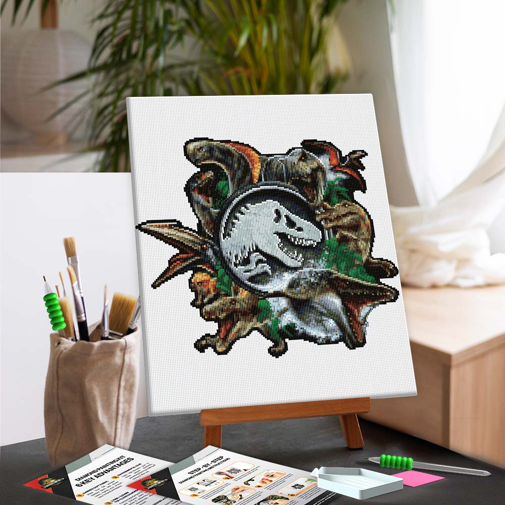 Jurassic Icons - Diamond Painting Kit