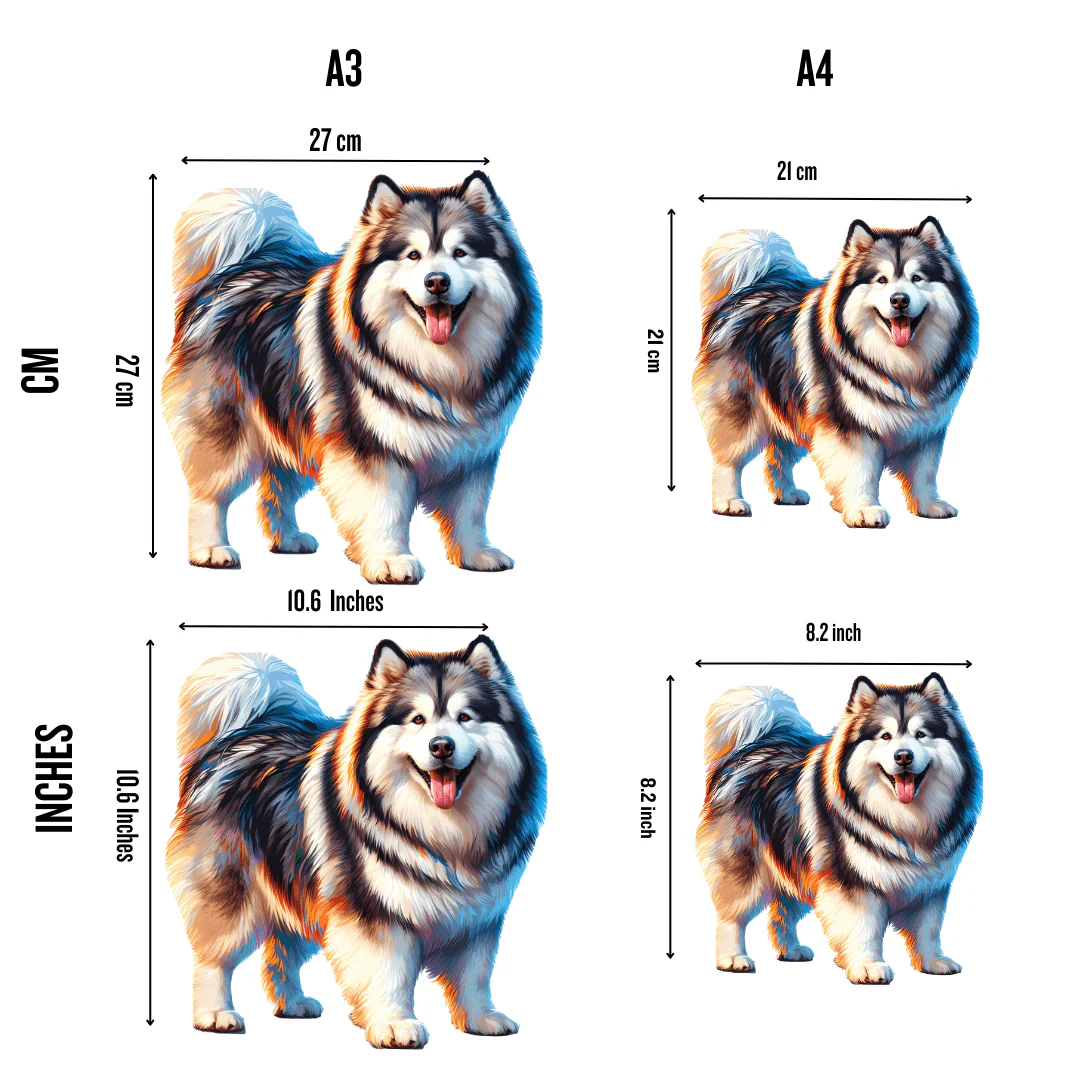 Malamut Dog - Jigsaw Puzzle