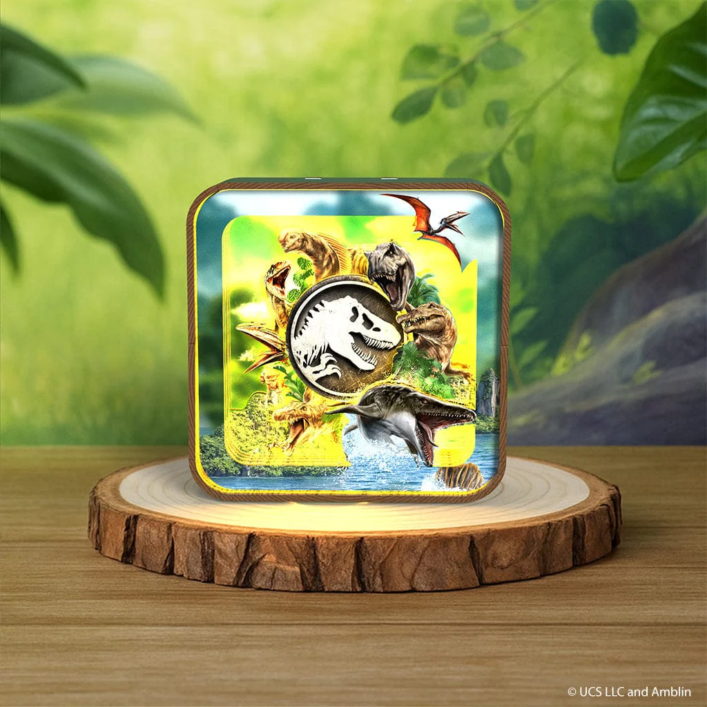 Jurassic Icons - 3D DIY Wooden Puzzle Night Lamp