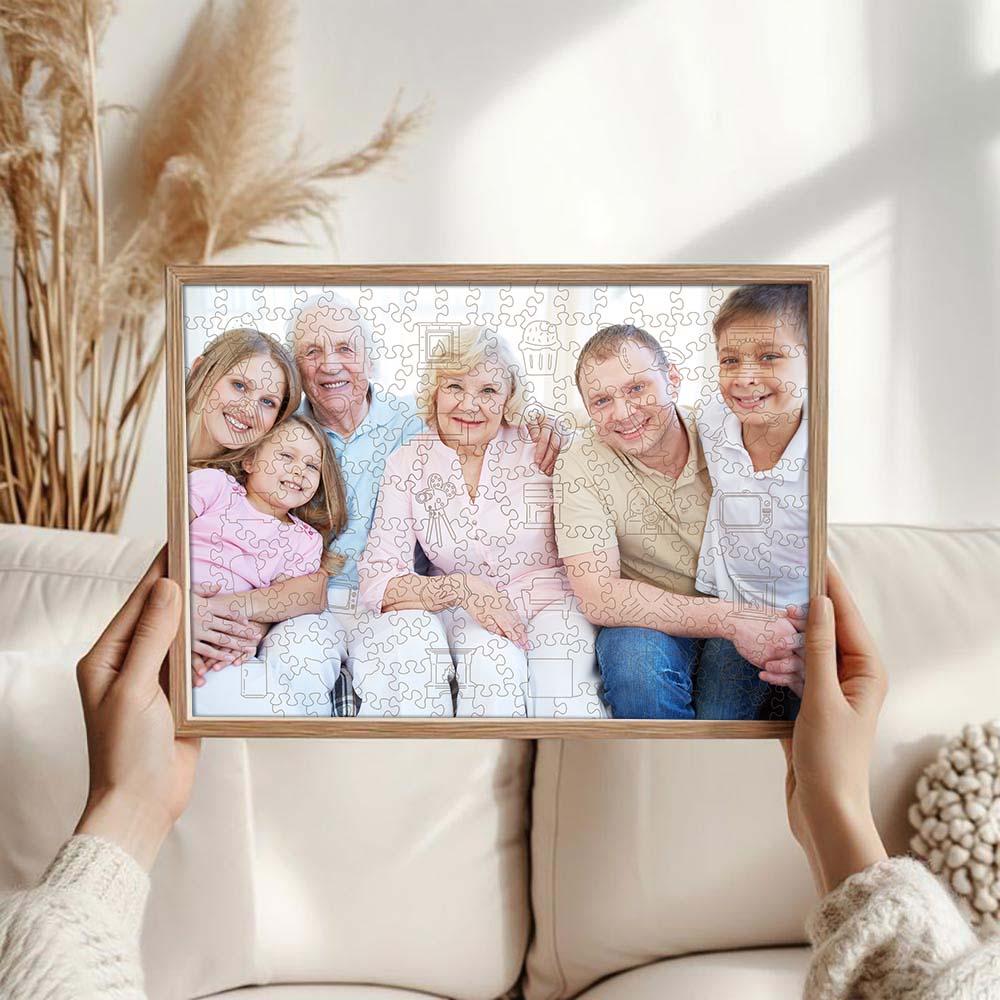 Personalized Wooden Jigsaw Puzzle – Family Life Whimsies