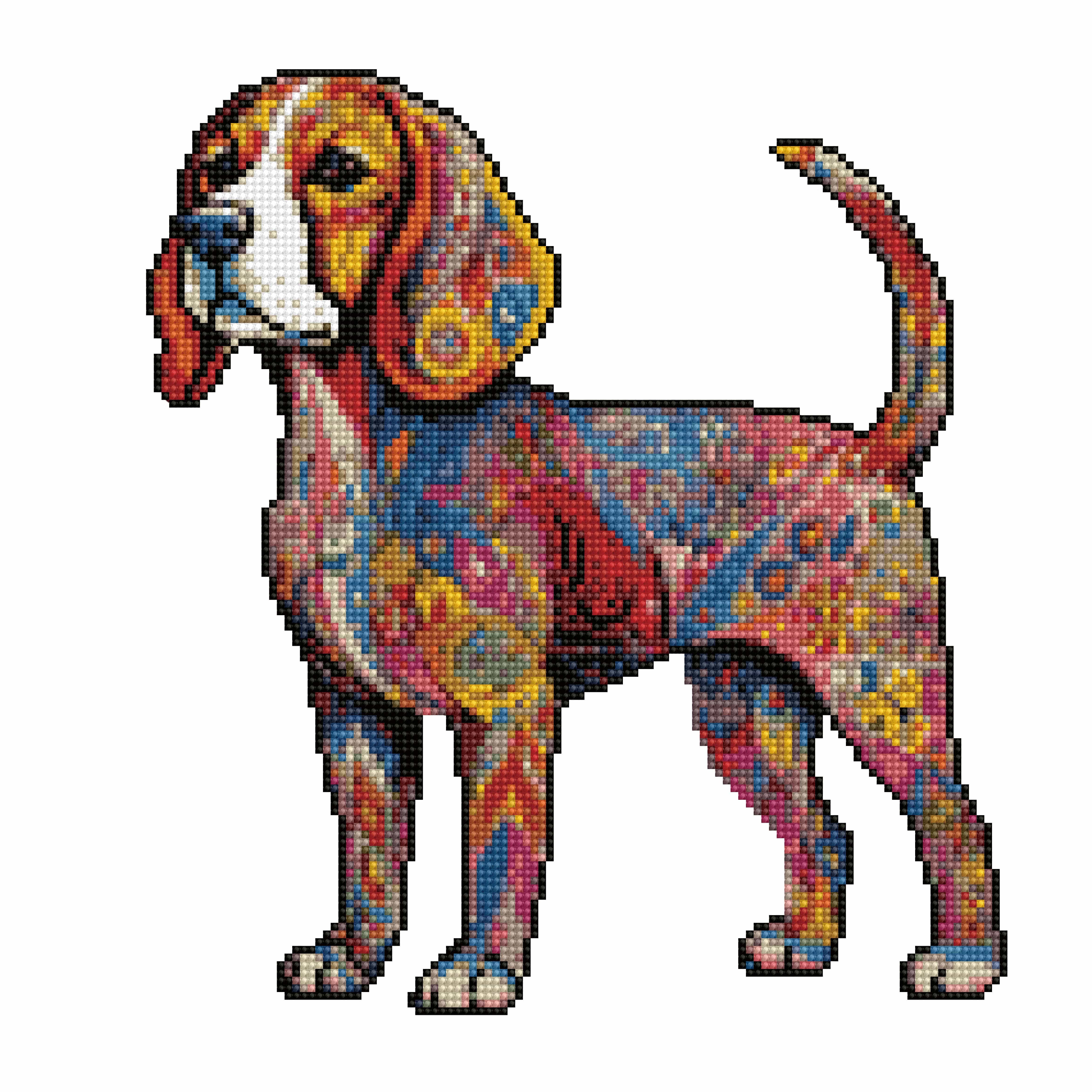 Beagle Dog - Diamond Painting Kit