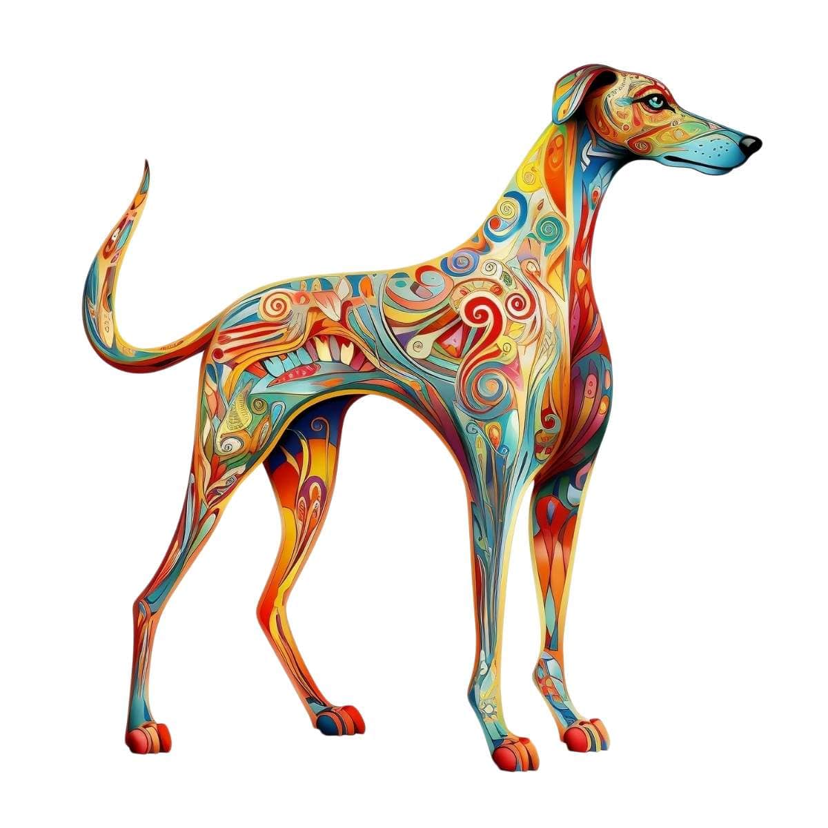 Greyhound Dog - Jigsaw Puzzle