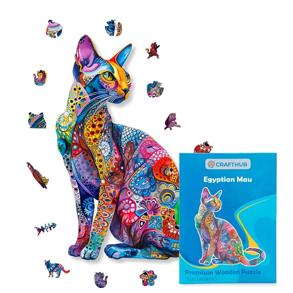 Egyptian Mau Cat - Jigsaw Puzzle