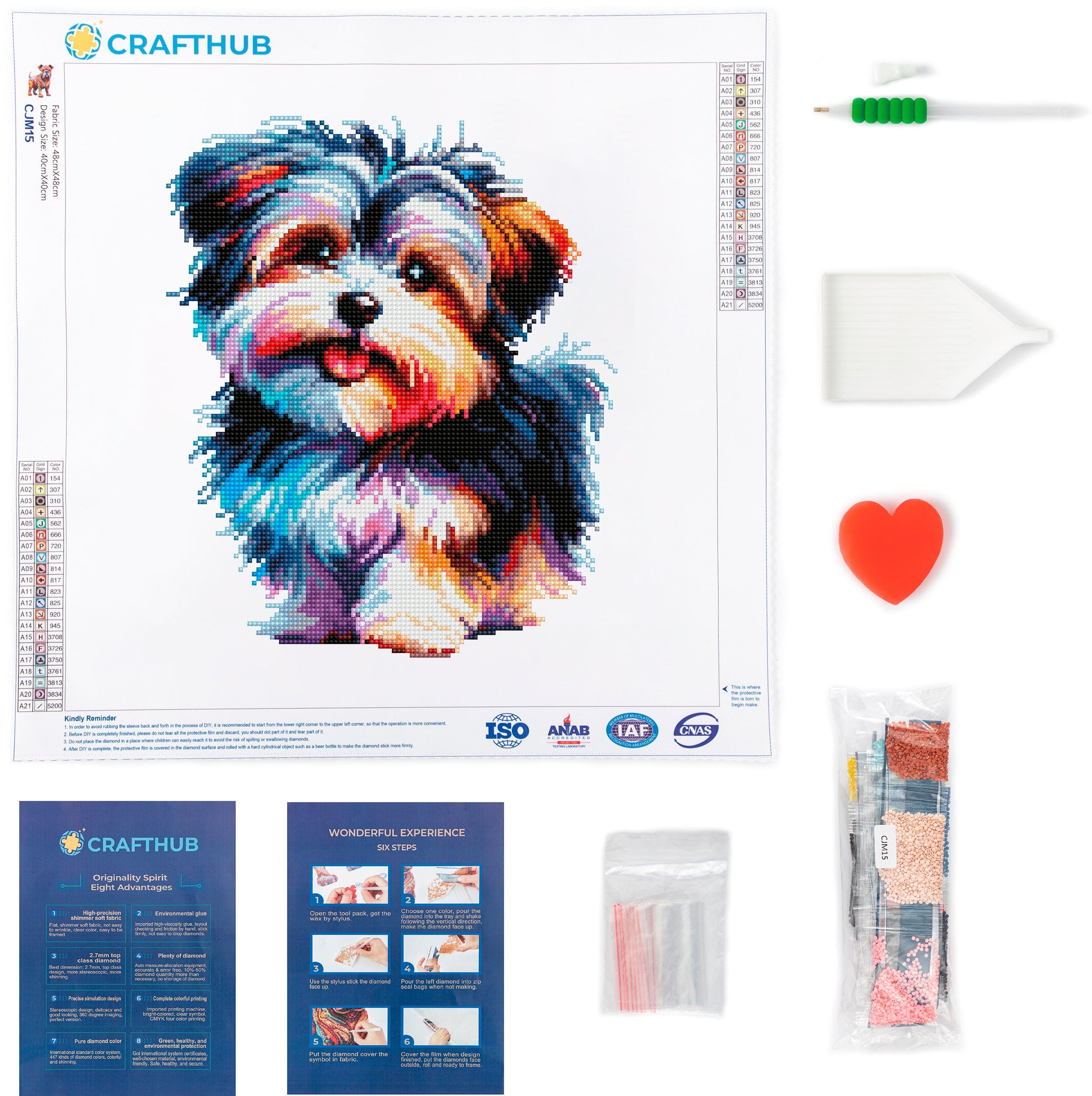 Morkie Dog - Diamond Painting Kit