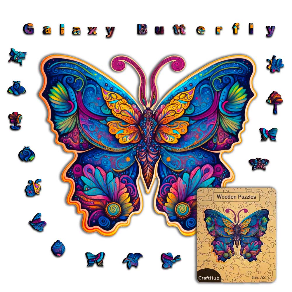 Galaxy Butterfly - Jigsaw Puzzle