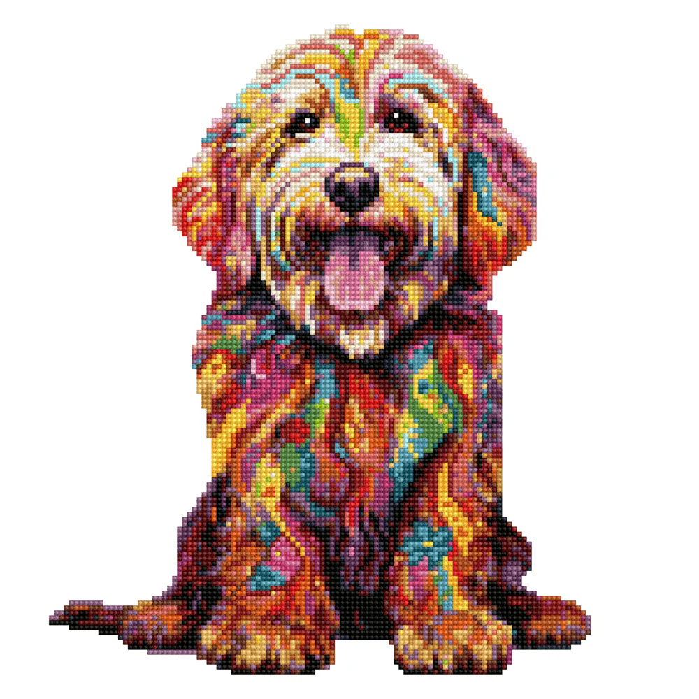 Labradoodle Dog - Diamond Painting Kit