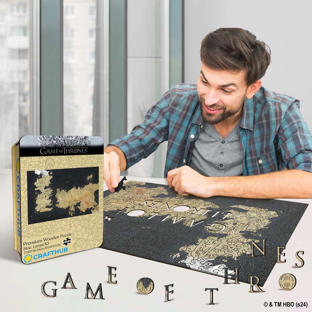 The Westeros Map - Wooden Jigsaw Puzzle
