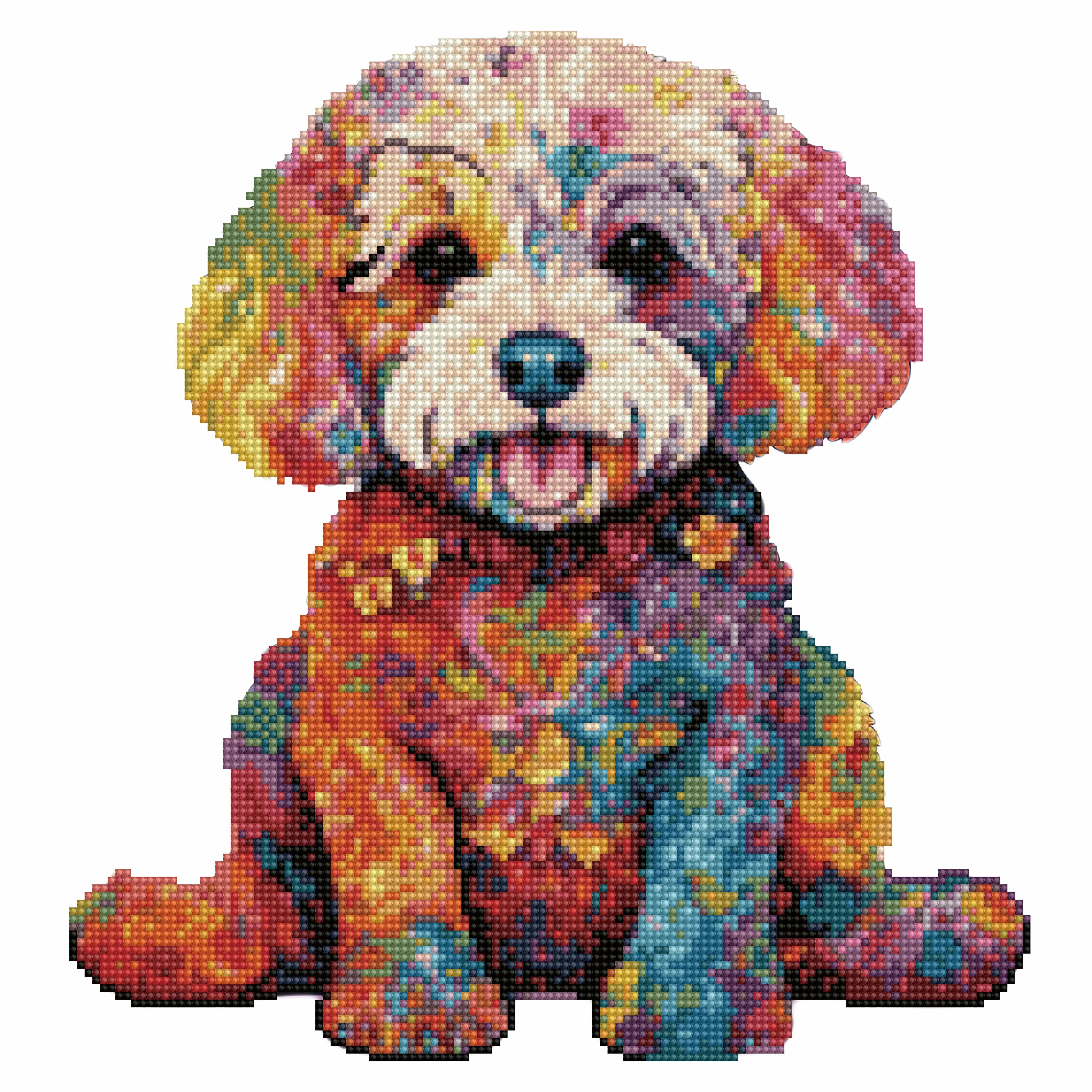 Bichon Frisé Dog - Diamond Painting Kit