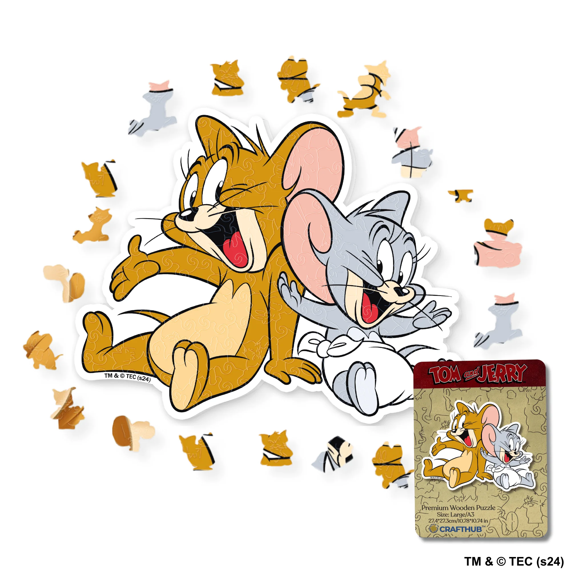Jerry & Tuffy Wooden Jigsaw Puzzle