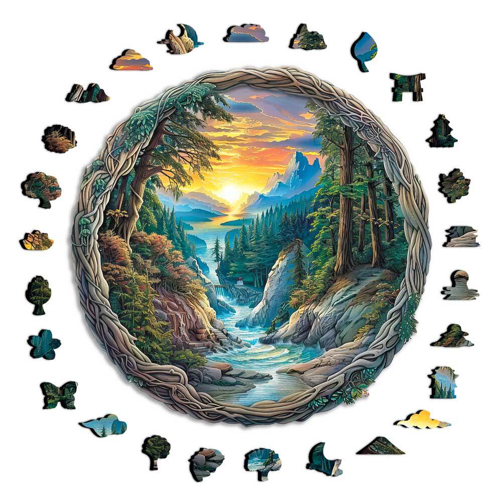 3D Hidden Village - Jigsaw Puzzle