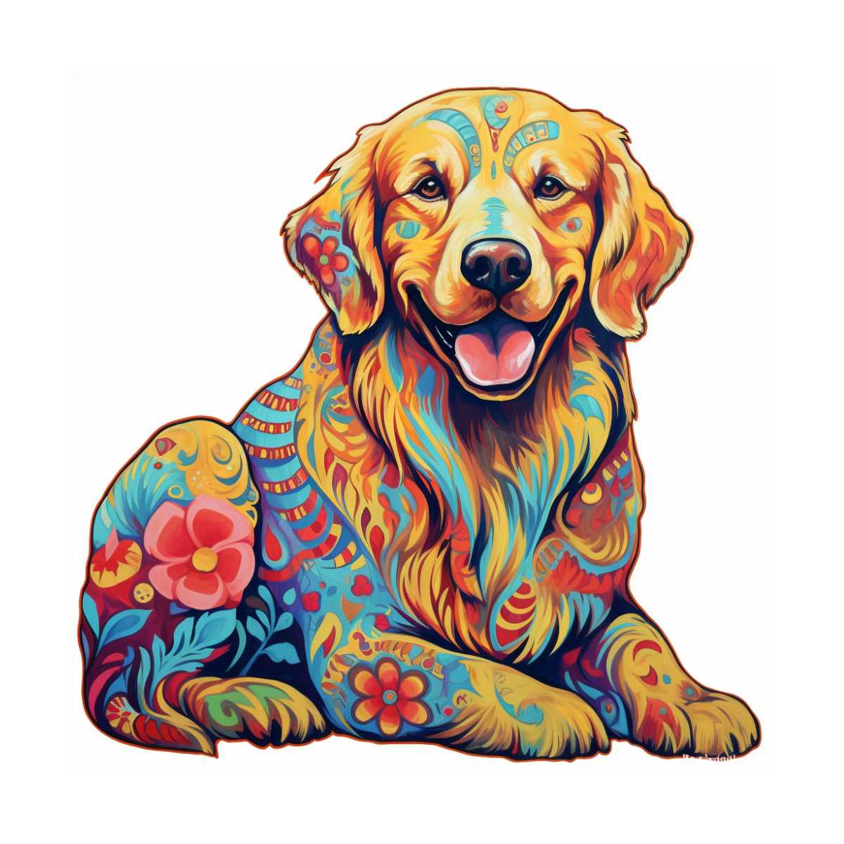 Golden Retriever Dog - Jigsaw Puzzle