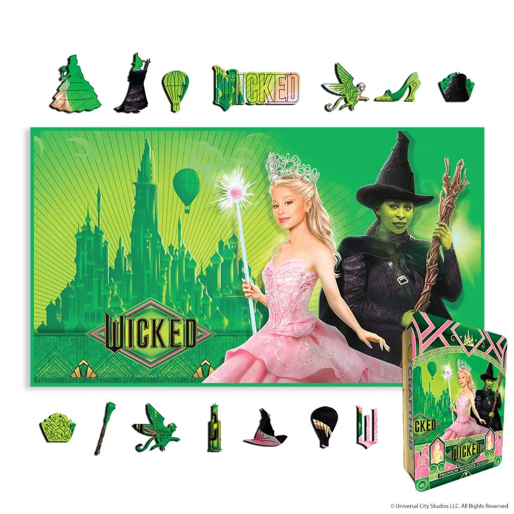 Wicked Welcome To Oz - Wooden Jigsaw Puzzle