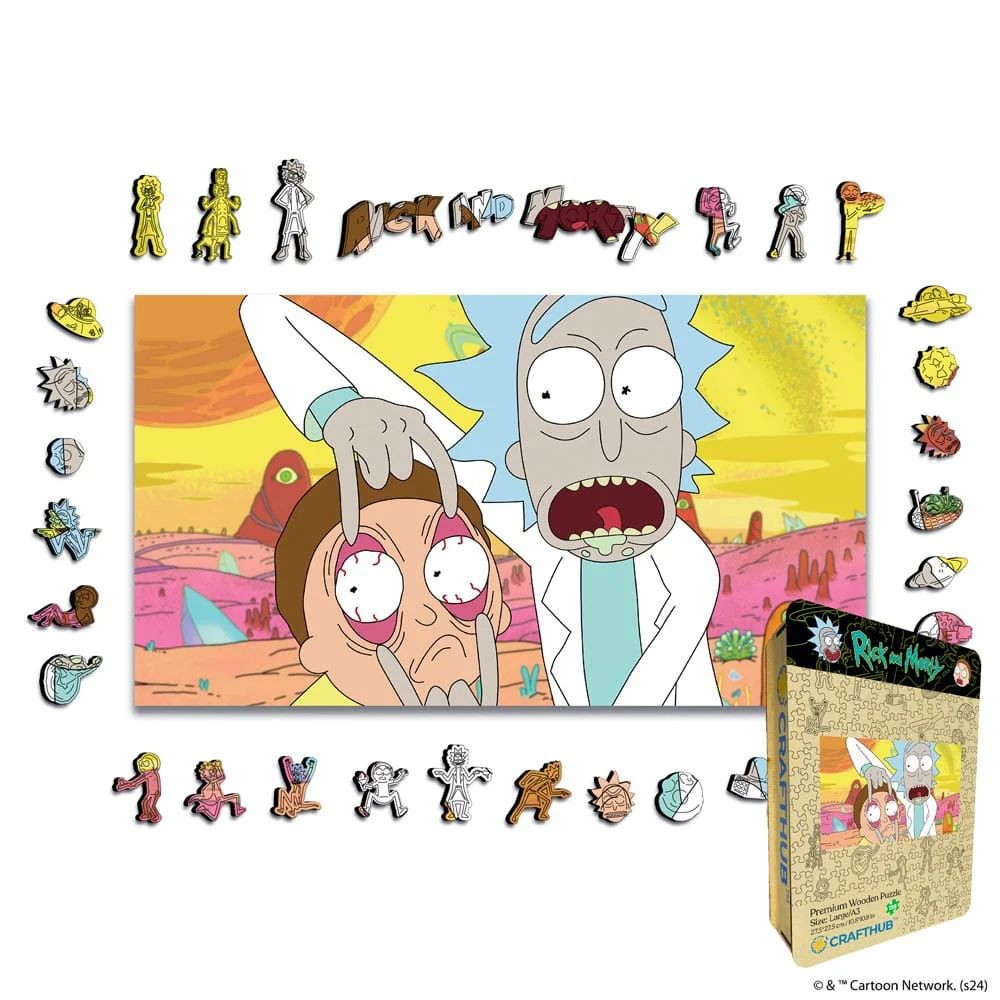 Rick and Morty Look At That - Wooden Jigsaw Puzzle