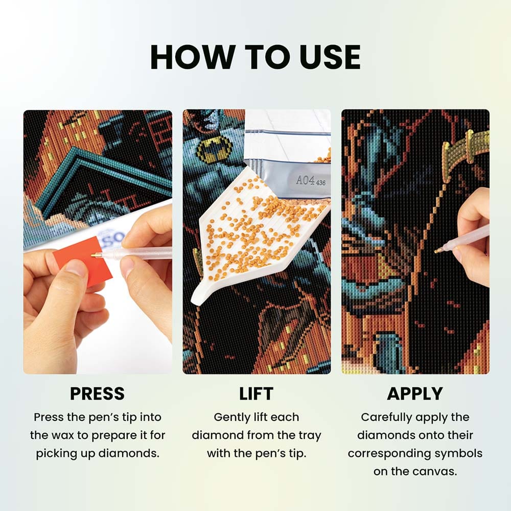 Batman Gotham's Vigilante - Diamond Painting Kit