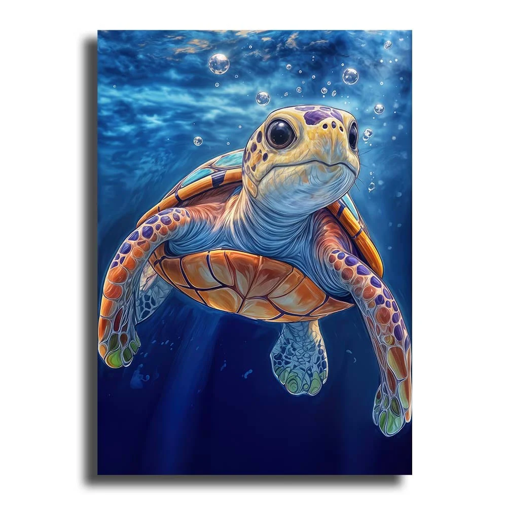 Blue Turtle - Jigsaw Puzzle