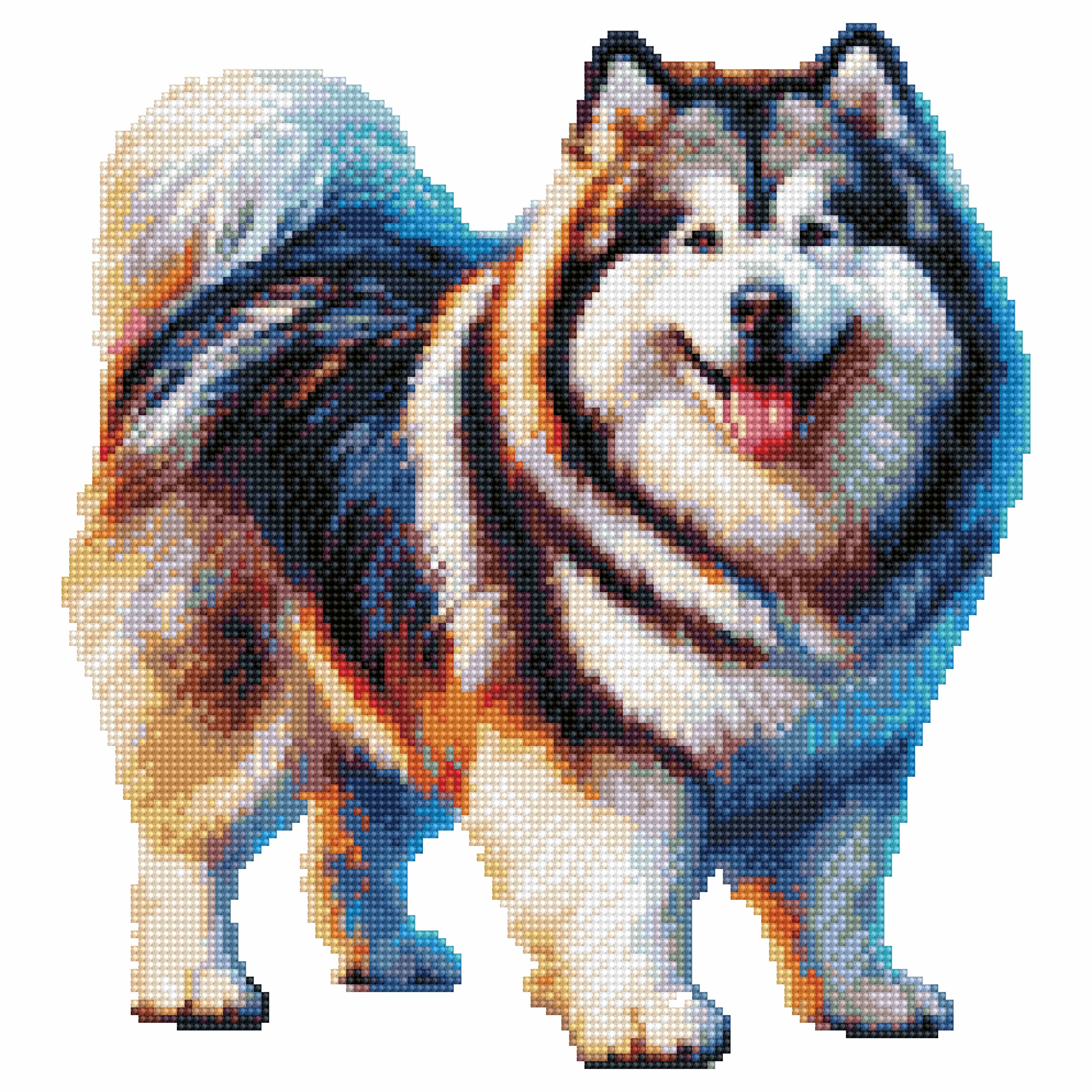 Malamut Dog - Diamond Painting Kit