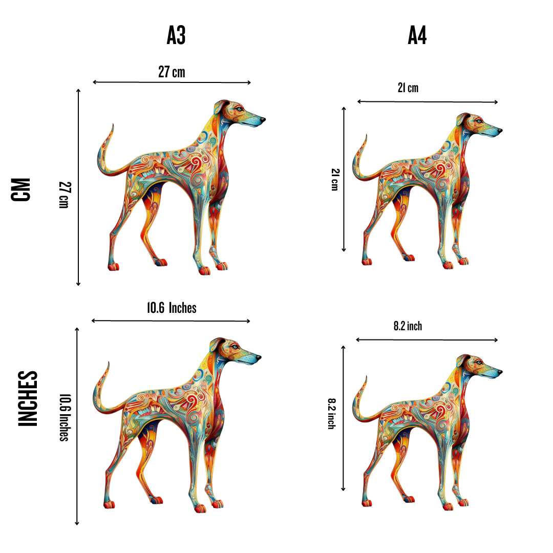Greyhound Dog - Jigsaw Puzzle