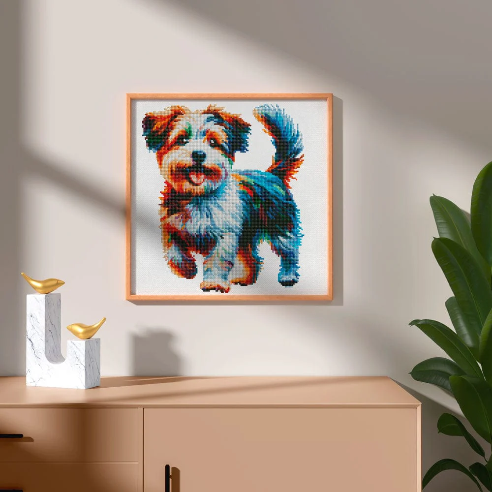 Jackapoo Dog - Diamond Painting Kit