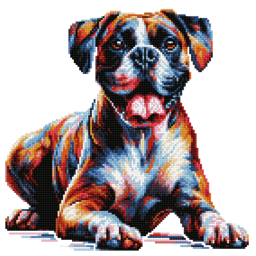 Boxer Dog - Diamond Painting Kit