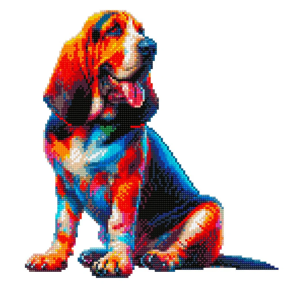 Bloodhound Dog - Diamond Painting Kit
