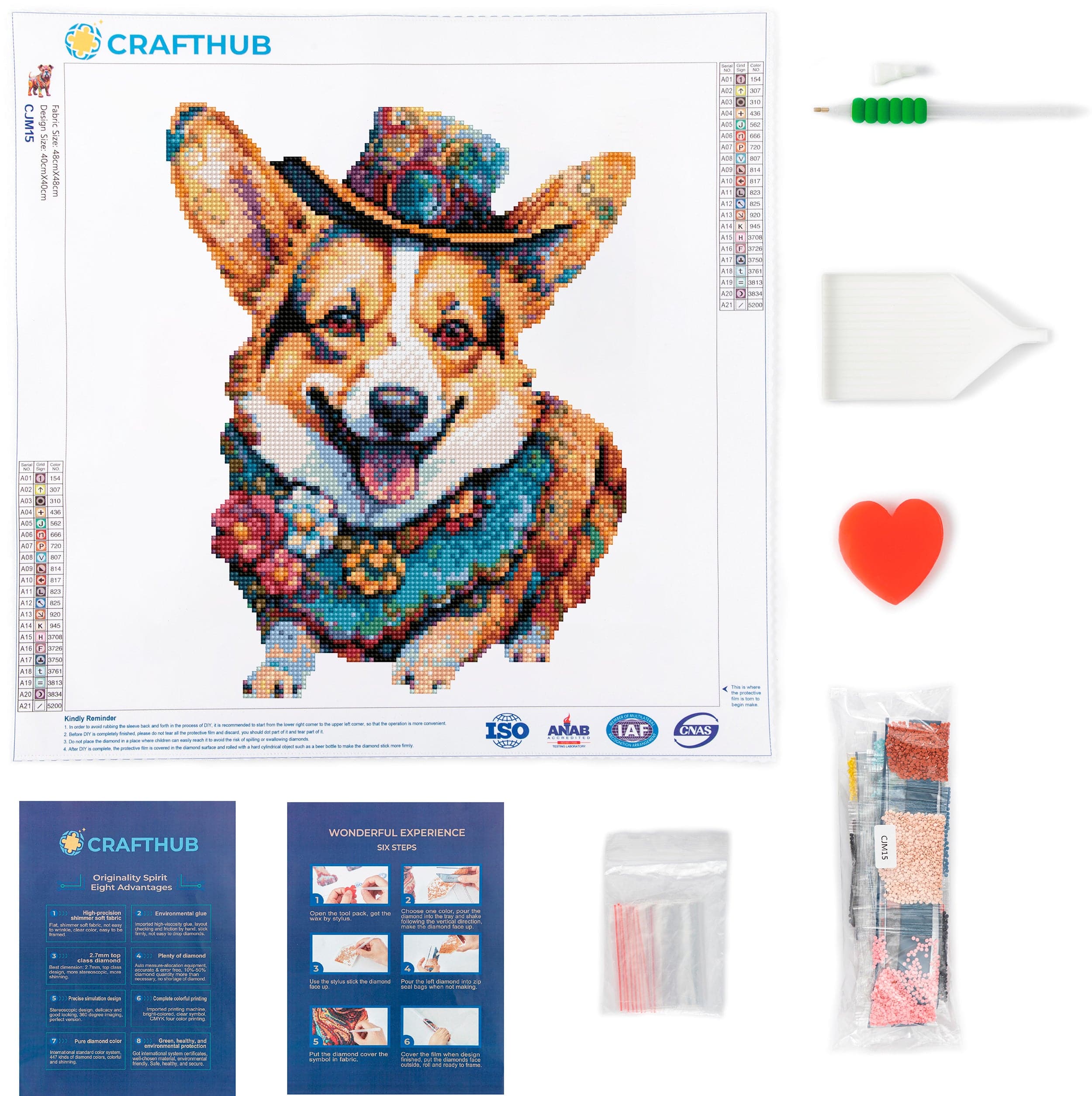 Corgi Dog - Diamond Painting Kit