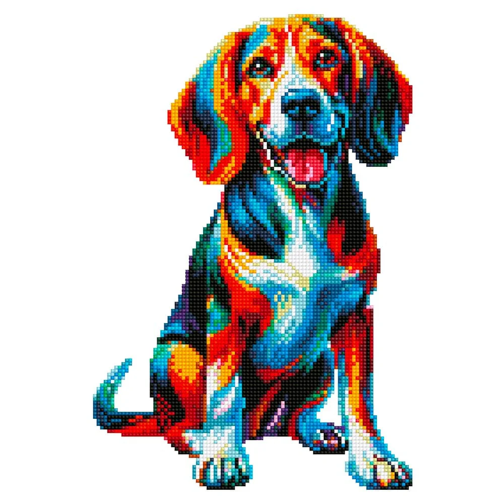 Coonhound Dog - Diamond Painting Kit