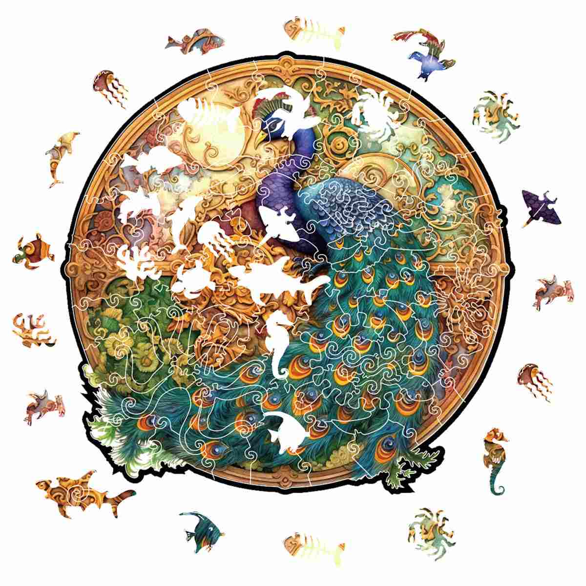 Celestial Peacock - Jigsaw Puzzle