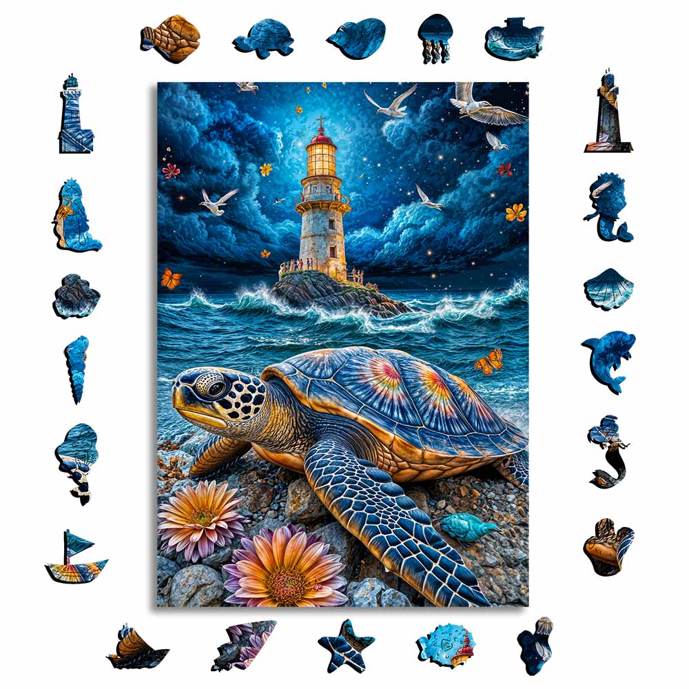 Lighthouse Turtle - Jigsaw Puzzle