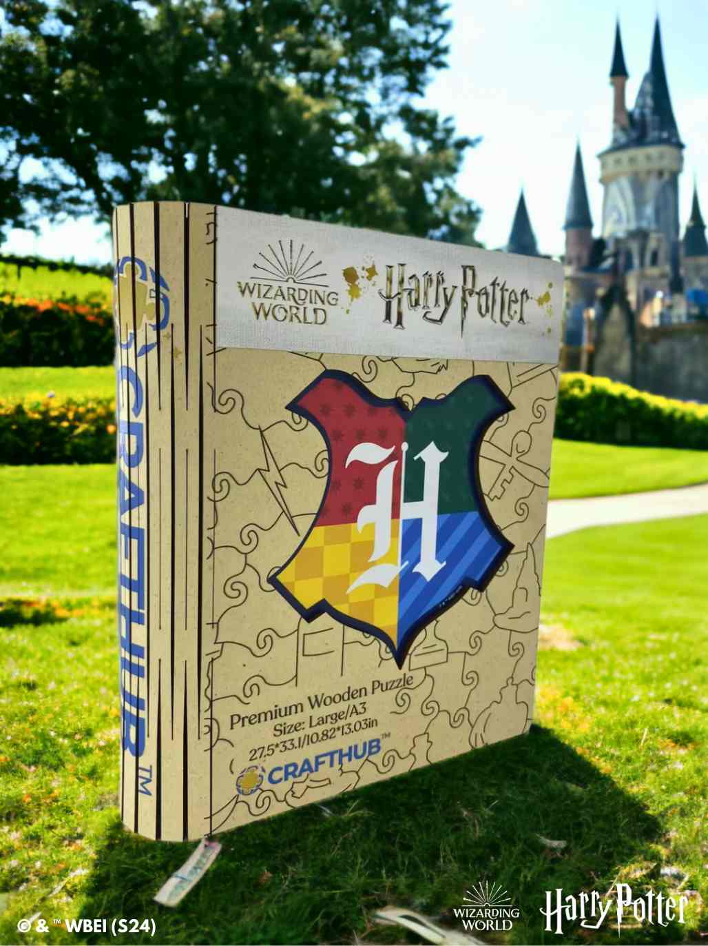 Harry Potter - Hogwarts Crests - House Prides Wooden Jigsaw Puzzle