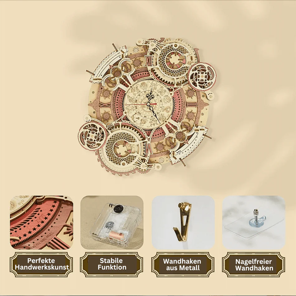 Zodiac Art Clock 3D Puzzle